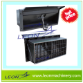 El gallinero de León utilizó entrada de aire con plástico de excelente calidad.